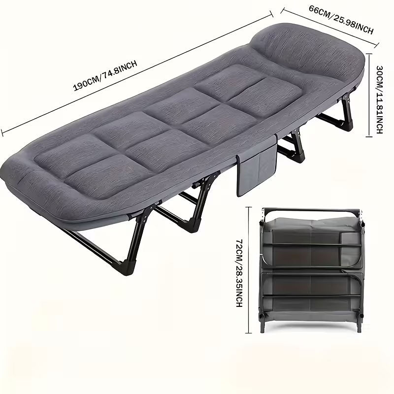 Adjustable Portable Folding Chair | Space-Saving Seat