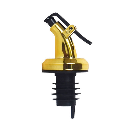 Seasoning Bottle Stopper Press Oil Bottle Stopper Kitchen Oil Pourer Plastic Oil Bottle Mouth Seasoning Bottle Vinegar Bottle Stopper