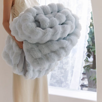 Double sided thickened office nap blanket sofa cover blanket