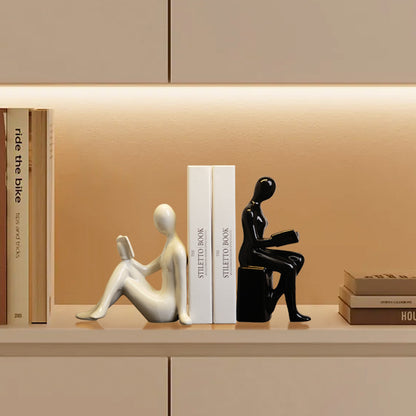 Modern Character Bookends | Home Décor