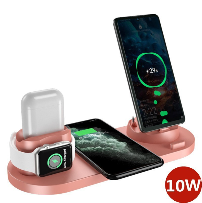 6-in-1 wireless charging station