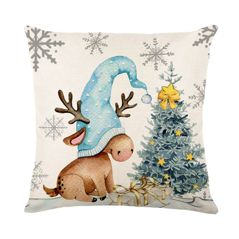 Pillow Cover Christmas Cushion Cover Living Room Sofa Bedroom Pillow