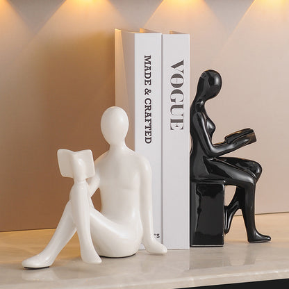 Modern Character Bookends | Home Décor