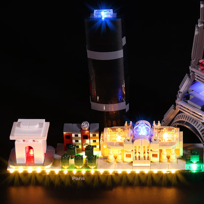 LED Lighting Kit for LEGO Paris Skyline