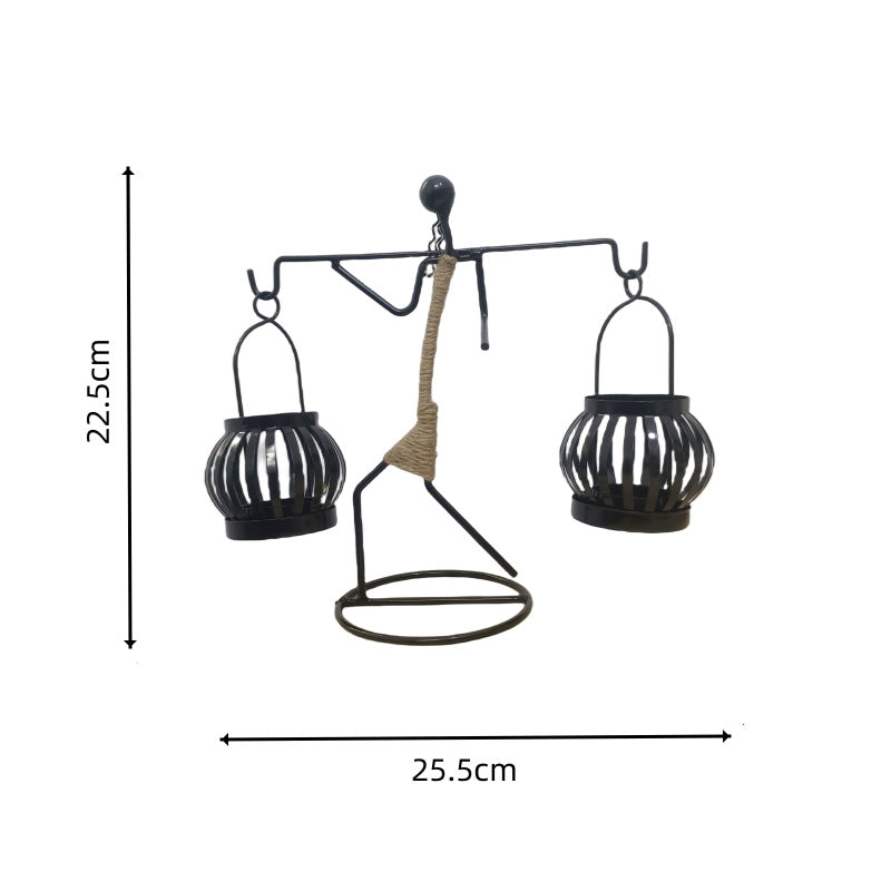 Wrought Iron Candle Holder for Home Décor