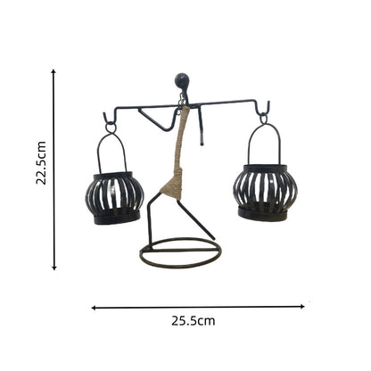 Wrought Iron Candle Holder for Home Décor