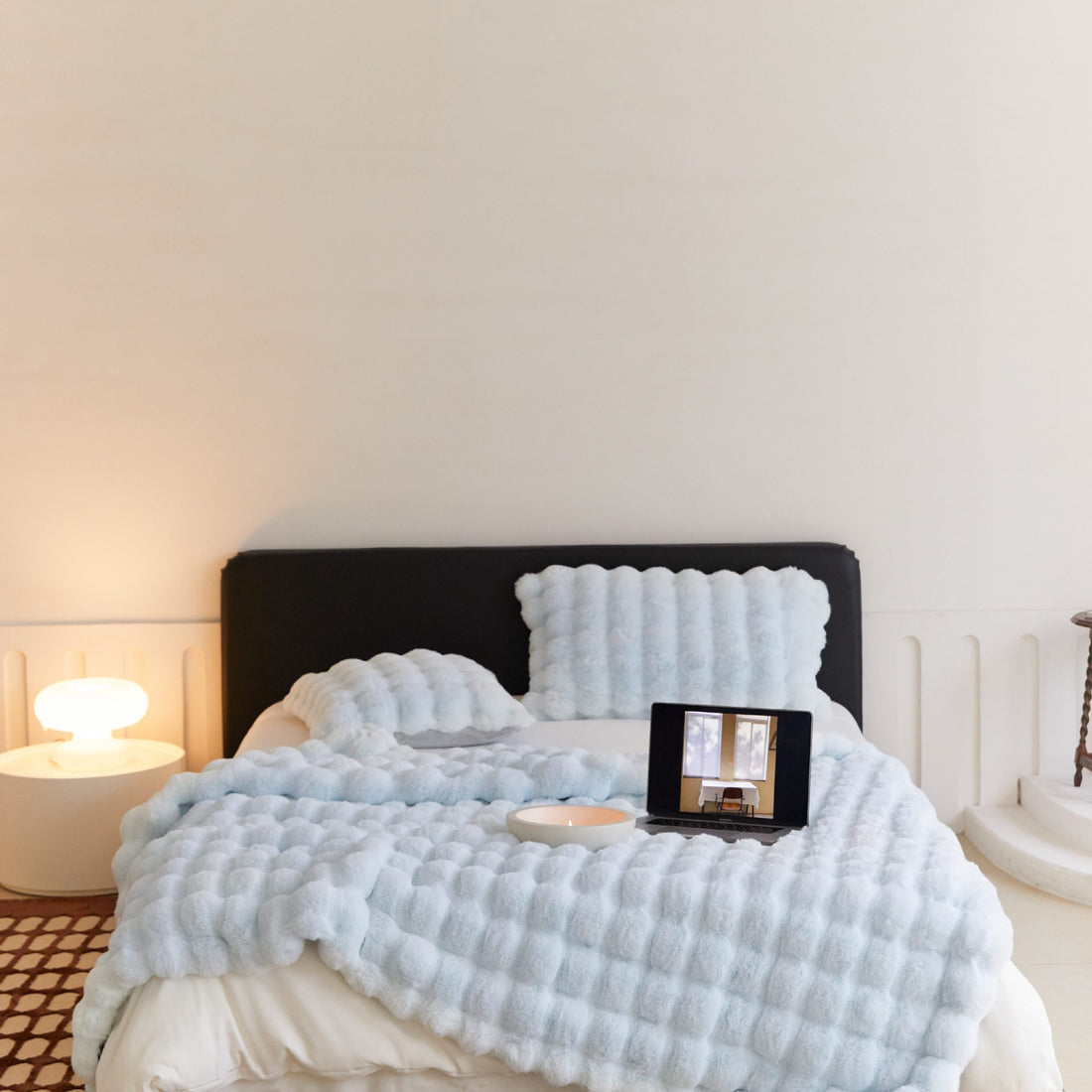 Double sided thickened office nap blanket sofa cover blanket
