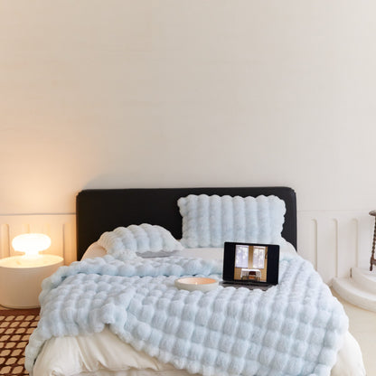 Double sided thickened office nap blanket sofa cover blanket