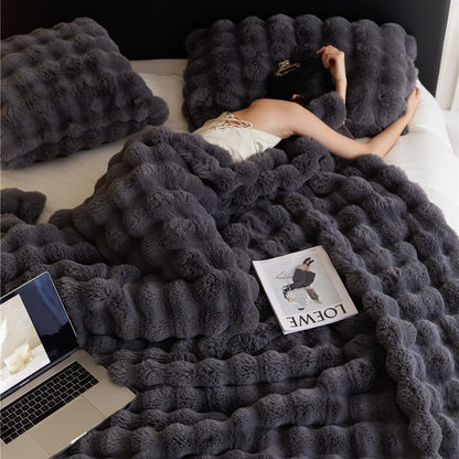 Double sided thickened office nap blanket sofa cover blanket