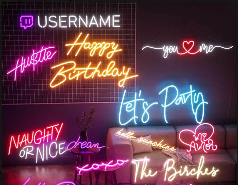 Custom LED neon sign