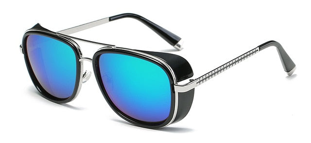 Samjune Iron Man 3 Matsuda TONY stark Sunglasses Men Rossi Coating retro Vintage Designer Sun glasses Oculos Masculino Gafas de