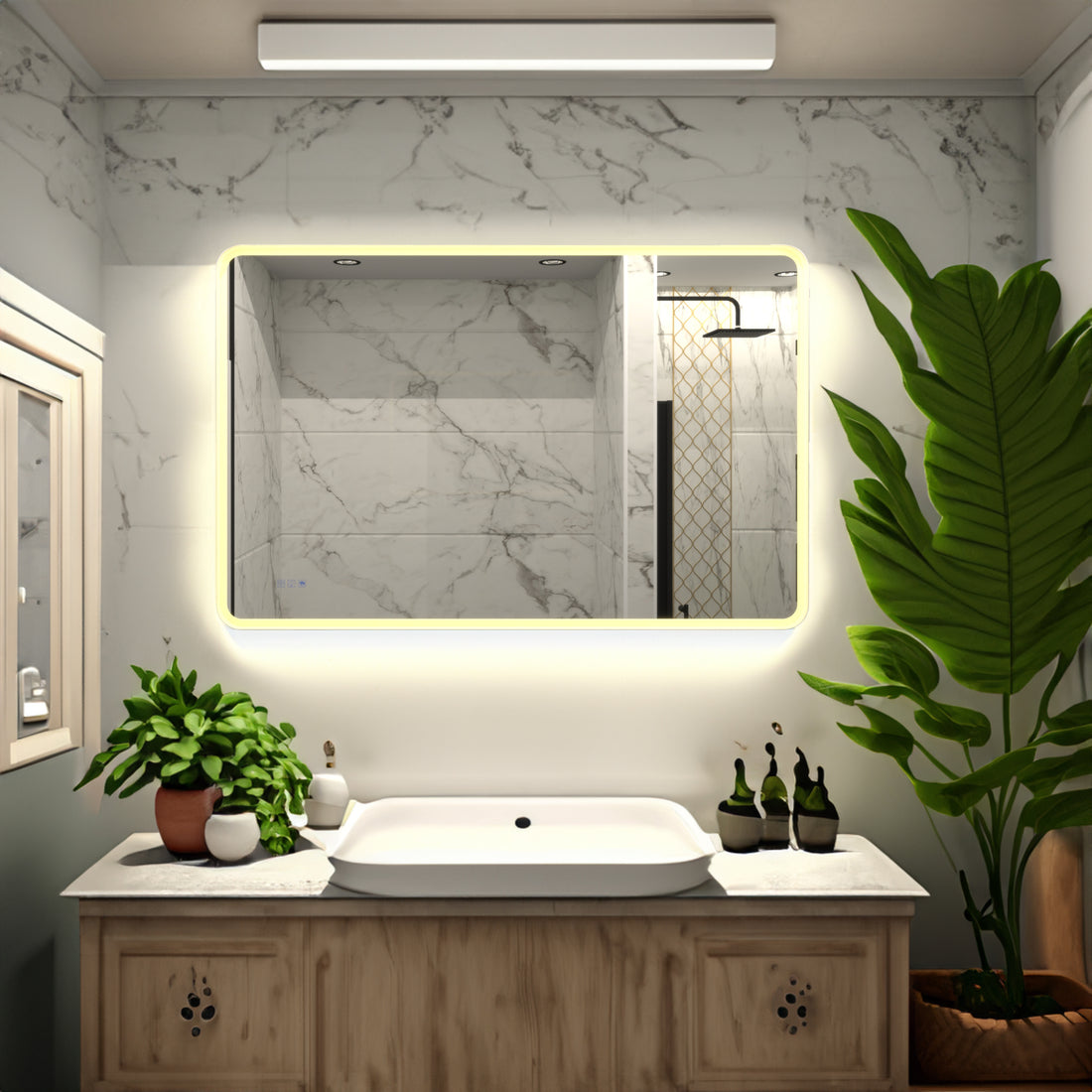 Modern LED bathroom mirror