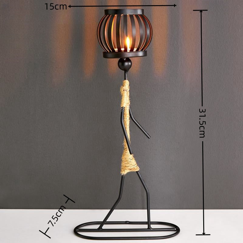 Wrought Iron Candle Holder for Home Décor