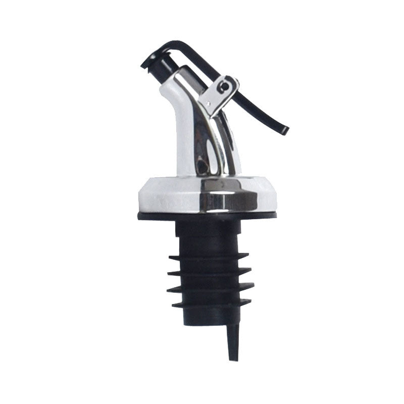 Seasoning Bottle Stopper Press Oil Bottle Stopper Kitchen Oil Pourer Plastic Oil Bottle Mouth Seasoning Bottle Vinegar Bottle Stopper