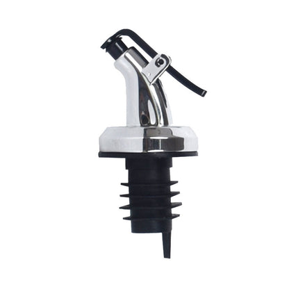 Seasoning Bottle Stopper Press Oil Bottle Stopper Kitchen Oil Pourer Plastic Oil Bottle Mouth Seasoning Bottle Vinegar Bottle Stopper