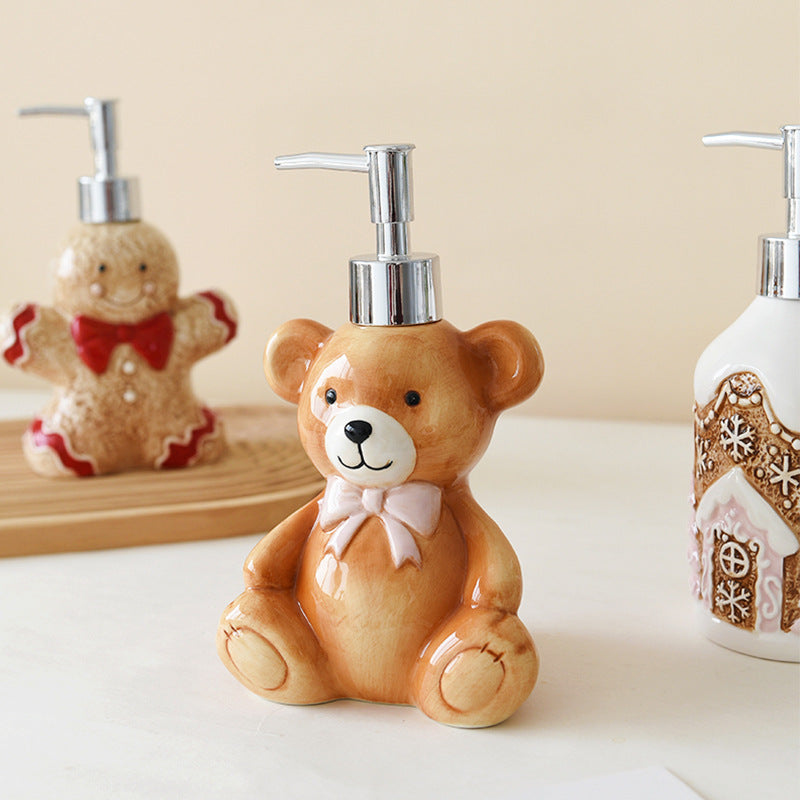 Cute ceramic bottle home décor