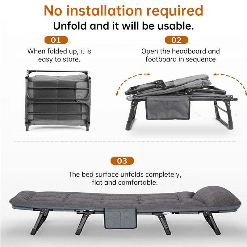 Adjustable Portable Folding Chair | Space-Saving Seat
