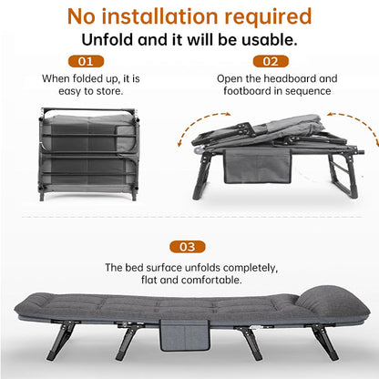 Adjustable Portable Folding Chair | Space-Saving Seat