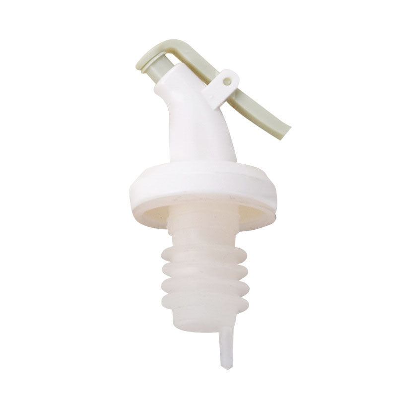 Seasoning Bottle Stopper Press Oil Bottle Stopper Kitchen Oil Pourer Plastic Oil Bottle Mouth Seasoning Bottle Vinegar Bottle Stopper