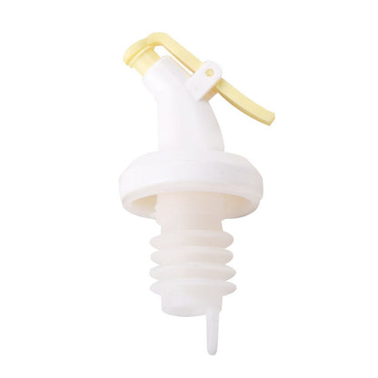 Seasoning Bottle Stopper Press Oil Bottle Stopper Kitchen Oil Pourer Plastic Oil Bottle Mouth Seasoning Bottle Vinegar Bottle Stopper