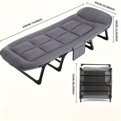 Adjustable Portable Folding Chair | Space-Saving Seat