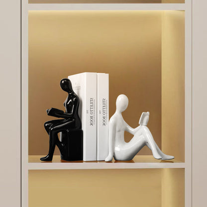 Modern Character Bookends | Home Décor