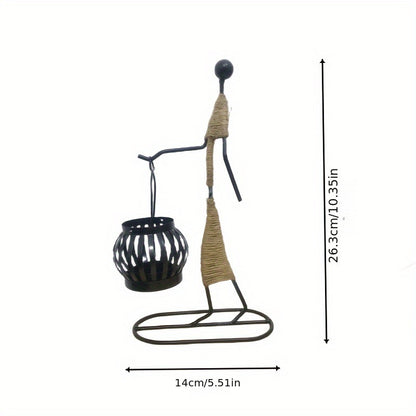 Wrought Iron Candle Holder for Home Décor
