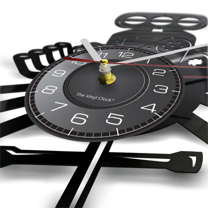 Phonograph Record Wall Clock Car Maintenance Decoration Personalized Wall Clock Wall Clock Wall Clock Hanging Decoration