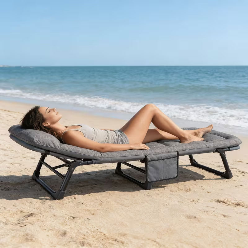 Adjustable Portable Folding Chair | Space-Saving Seat
