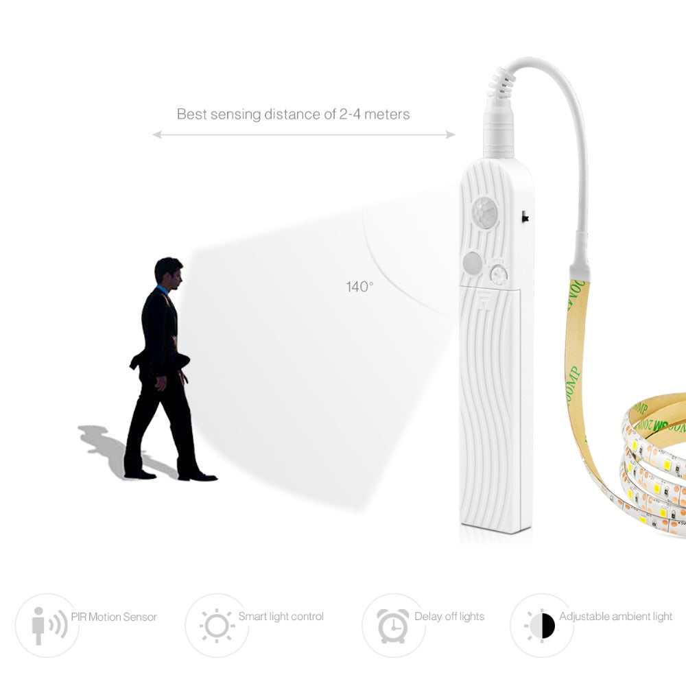 Motion Sensor LED Light for Cabinets &amp; Bedrooms